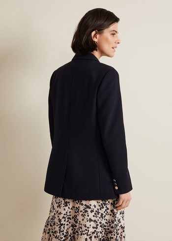 Phase Eight Elandra Tux Jackets Navy Australia | PE8396247